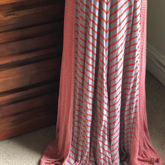 Anthropologie Mixed Stripe Jersey Maxi Dress - Picture 3 of 5